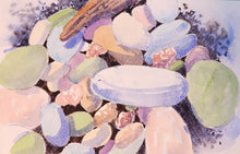 Load image into Gallery viewer, Watercolour: Pebble beach (17 June @ 7:00 PM)