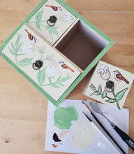 Load image into Gallery viewer, William Morris Inspired Painted Keepsake Box (Mar 28, 10:00 AM – 12:30 PM)