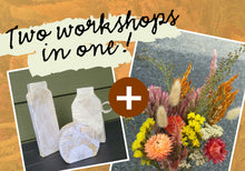Load image into Gallery viewer, Paper Vase & Fall Bouquet