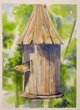 Load image into Gallery viewer, Watercolour: Birdhouse (April 30 @ 6:30 PM)
