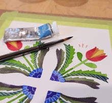 Load image into Gallery viewer, Watercolour: Quilt Square (28 May @ 7:00 PM)
