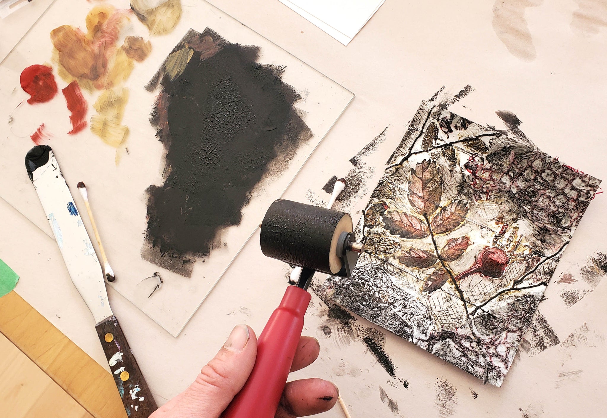 Collagraph Printmaking Course Intro to Printmaking: Collagraph (Mar. 4 & 11 @ 6:30 PM) – Luce Ends
